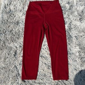 Yogaliscious Garnet Red Leggings